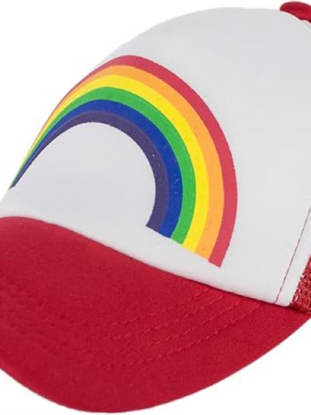 Red Rainbow Trucker Hat